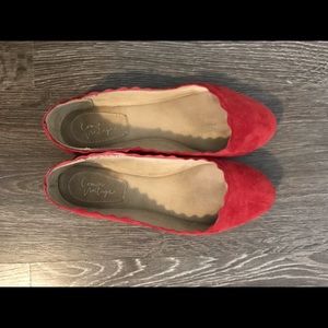 Crown Vintage red flats